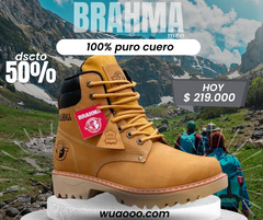 Bota Brahma Ref: 1692-100% cuero