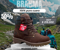 Bota Brahma Ref: 1692-100% cuero