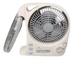 Ventilador Panel solar con Radio MP3 y lampara led